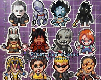 DBD Inspired Killer Pixel Chibi Stickers