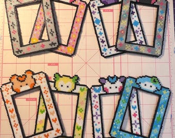 Mighteez Ateez Inspired Perler Bead Photocard Holder/Magnet/Frame