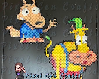 Rocko's Modern Life Inspired Perlers