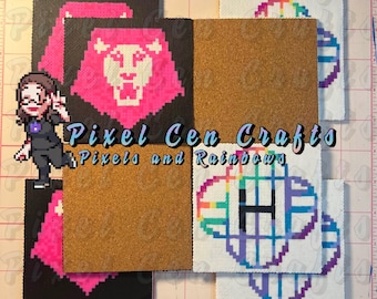 K-pop Demon Hunter Perler Bead Coasters