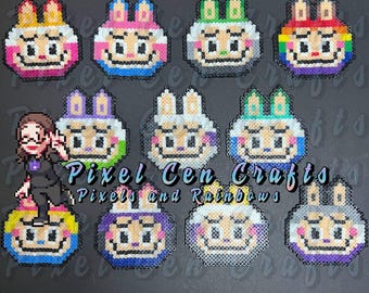 Queer Flag Labubu Keychains/Magnets