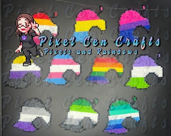 Queer Flag Animal Crossing Keychains/Magnets