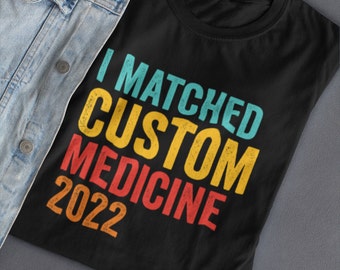 Personalized Residency Match Day shirt, Match Day Medical Residency Shirt, Medical Shirt Unisex Shirt I Matched Pediatrics Internal Medicine