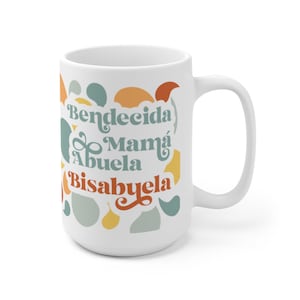 Bisabuela Mug, Pregnancy Announcement Madre Abuela Bisabuela Coffee Cup Spanish Great Grandma Baby Reveal Embarazo Regalo para Bisabuela