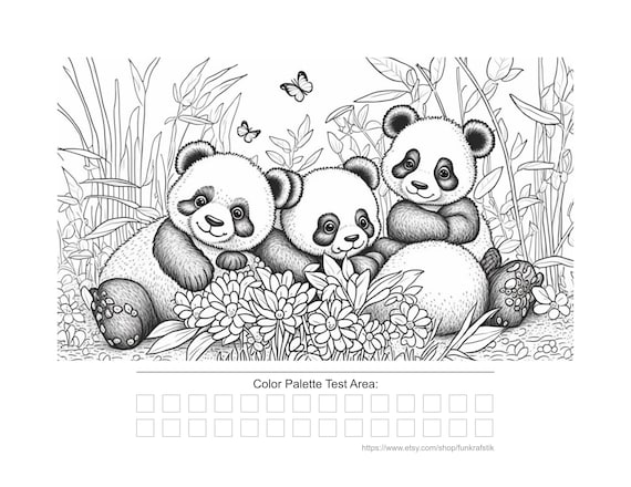 Panda na China - Pandas - Coloring Pages for Adults