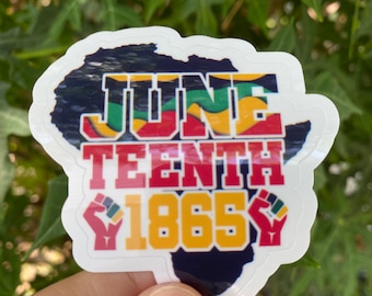 Juneteenth Sticker Freedom Juneteenth Black History Juneteenth 1865 Civil Rights Juneteenth Day Emancipation Peace Love Equality Flag