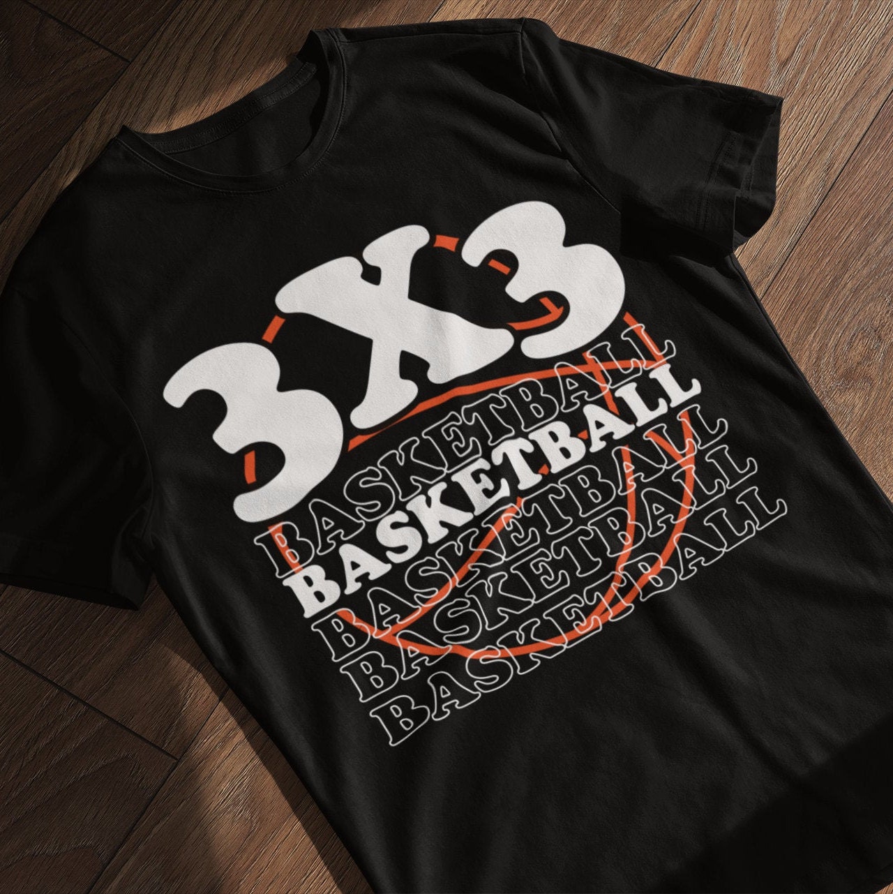 3x3 Basketball Shirt Three by three Basketball Basketball Etsy