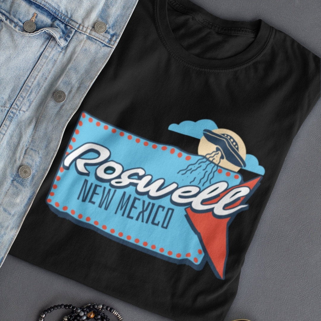 SHiRTCiTY. Maglietta Da Uomo Con Stampa Roswell New Mexico - Foto 5