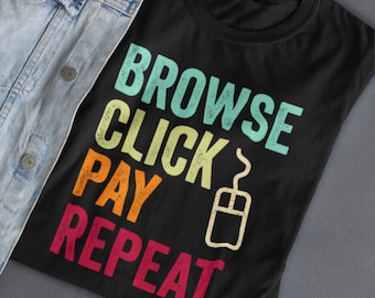 Shopaholic Shirt, Funny Gift for Shopper, Online Shopper, Shopping Addiction, Shopping Cardio, Born To Shop Tshirt Holiday Shopping