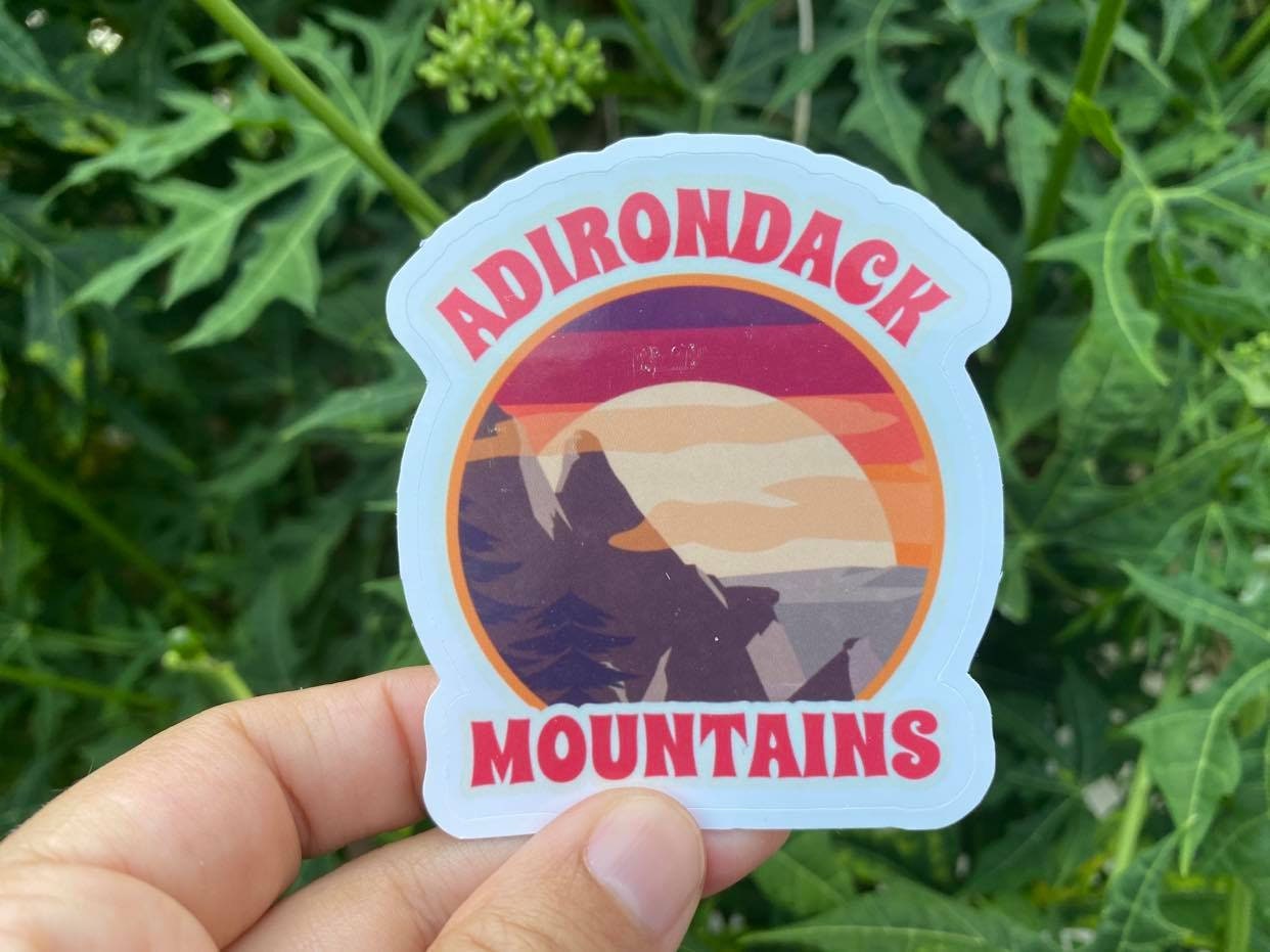 Adirondack Sticker Adventure Adirondack NY Sticker Travel Sticker ...