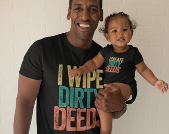 Dad and Baby Matching Shirt Set 2024 Father's Day Gift, Daddy And Me Shirts, Father And Son Daughter Shirts, Dad Gift, Gift For Husband