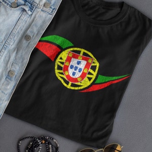 Portugal Shirt, Portugees Shirt, Portugal Reizen TShirt, Portugees Amerikaanse Portugese Vlag Portugal Voetbal Portugal Vlag Kaart Distressed