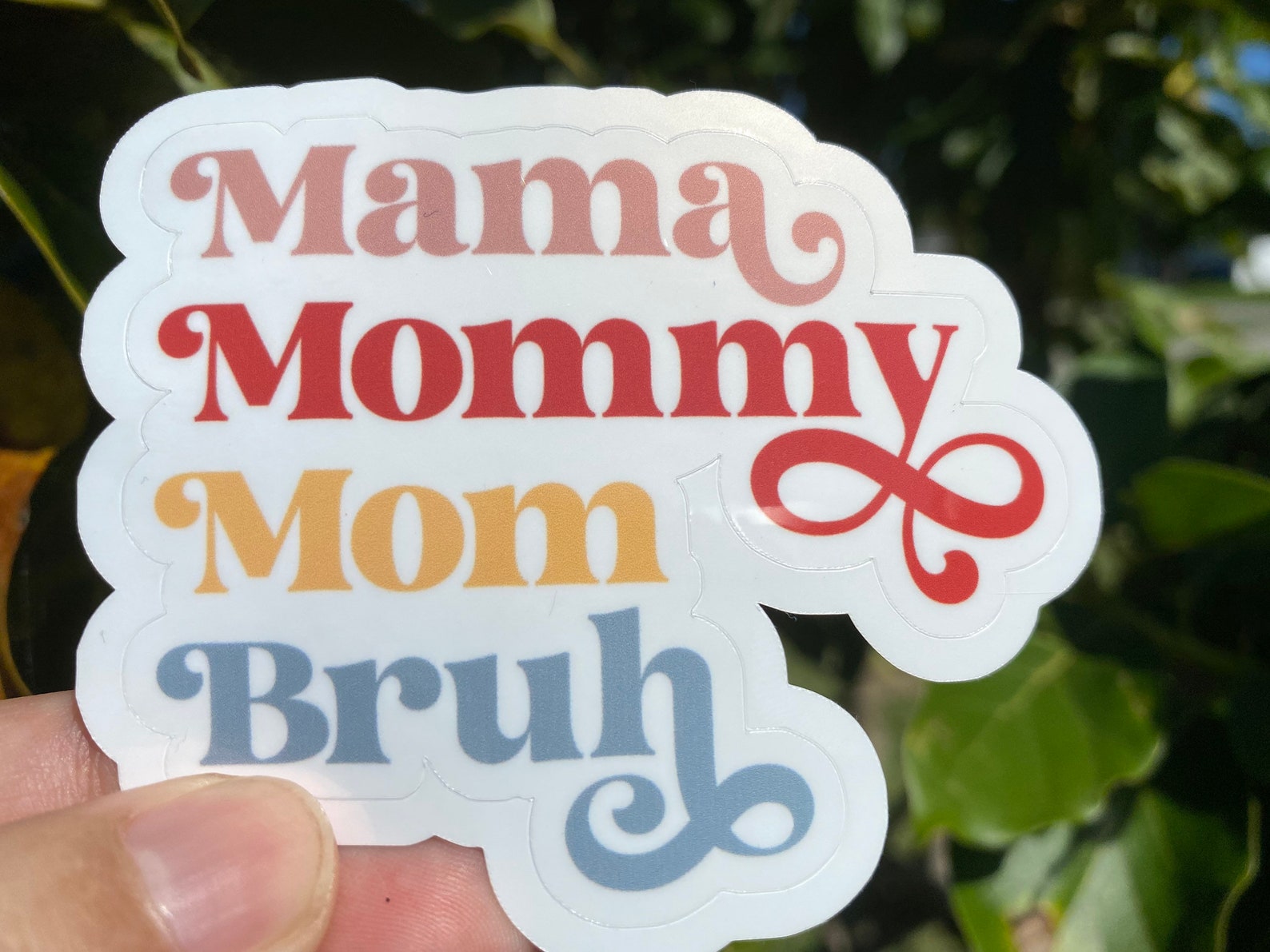 Mama Mommy Mom Bruh Sticker Mama Stickers Mommy Mom Slang Etsy