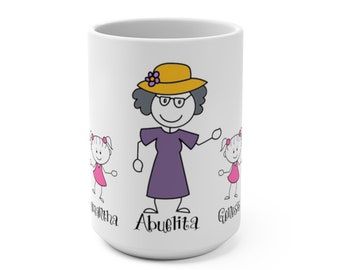 Regalo para Abuela Personalized Regalo para Abuelita Spanish Gift Mothers Day Gift For fGrandma Día De Las Madres Custom Mothers Day Mug