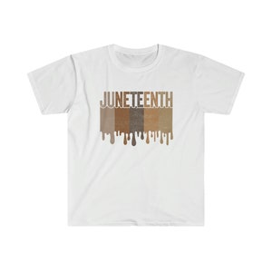 Juneteenth Holiday Shirt, Freedom Juneteenth Tshirt, Gift for Black History Juneteenth T-Shirt, Celebrate Freedom Emancipation White