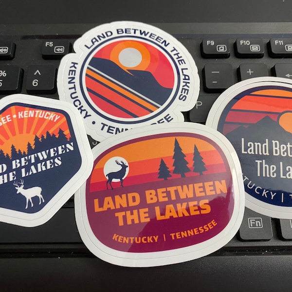 Land Between The Lake Stickers, National Forest Laptop Stickers, Kentucky Sticker, Tennessee Vinyl, Take Me To The Lakes Gift