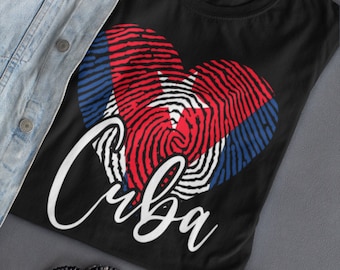 Cuba shirt, Cuba vlag tshirt, Cuba hart, Patria Y Vida, Cubaanse liefde, Mujer Latina, Cubanita, Cuba SOS Cubaans Amerikaans Unisex shirt