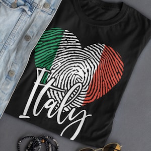 Italian Flag Tshirt - Celebrate Italy with Style