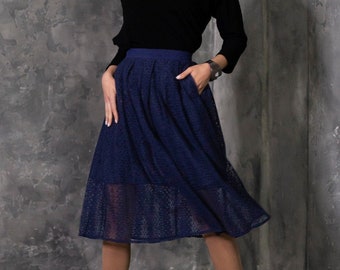 スカート SUNNEI Woman Skirt Blue CRTWWSKR027 PLY015 492 DARK NAVY Sunnei Outlet: Skirt woman - Blue | Sunnei skirt CRTWWSKR027