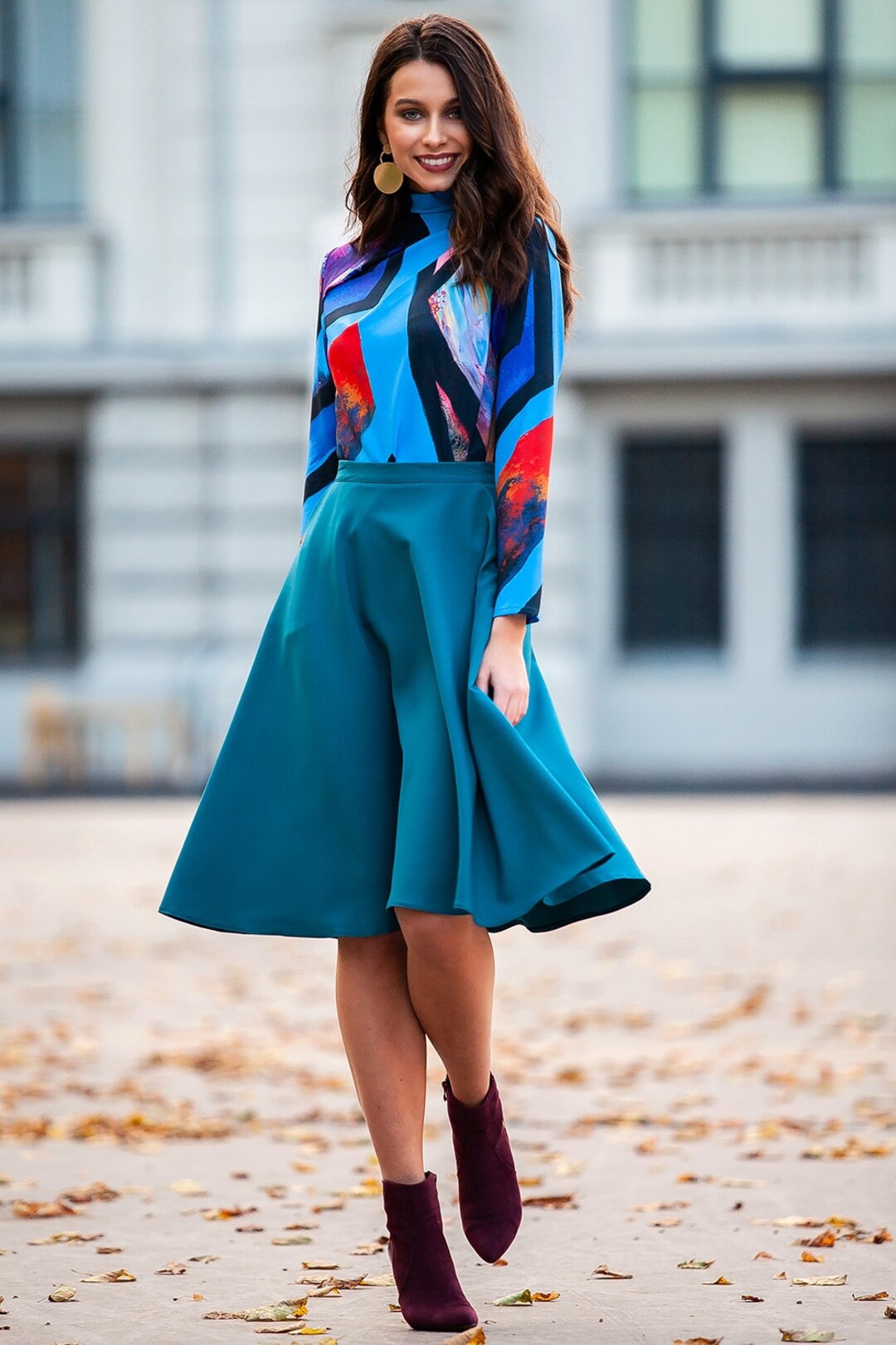 ワンピース SELF PORTRAIT Women Mid Skirts PF25 094S BLBLUE Blue Soft Knit Midi Skirt – self-portrait-US