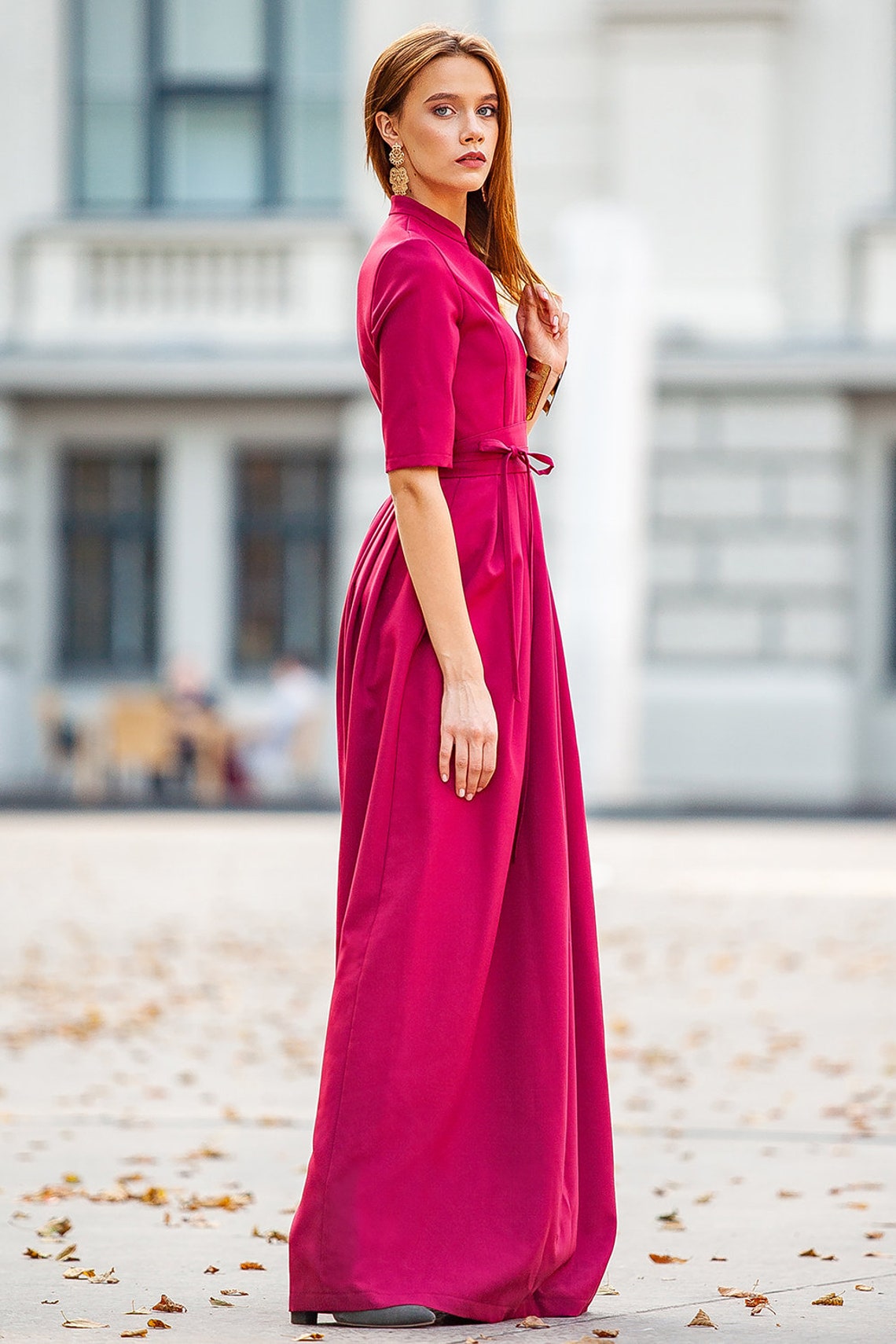 Robe de vin robe maxi robe de nouvel an robe formelle robe Etsy