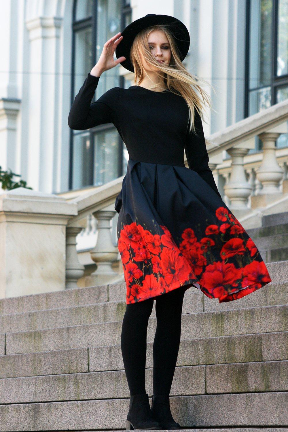 Formal Dress, Women Dress, Printed Dress, Knee Length Dress Formal Dress, Women Dress, Printed Dress, Knee Length Dress