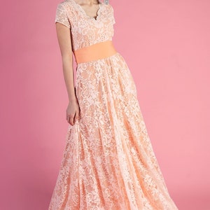 Beige Dress Waistband Dress Lace Wedding Guest Dress Summer - Etsy