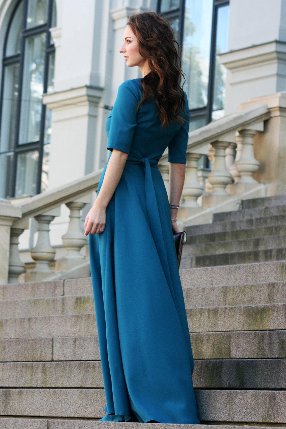 Trendy Plus Size Clothing, Ball Gown, Fall Wedding Guest Dress, Pleated Maxi Dress, Minimalist Gown, Bohemian Clothing, Casual Dress, Autumn