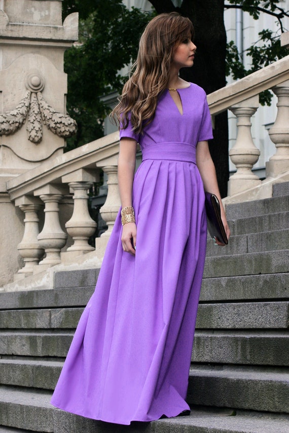 Purple Maxi Dress