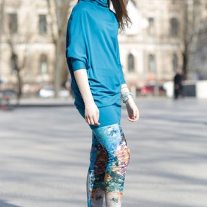 Women Leggings, Yoga Leggings, Colorful Leggings, Sexy Leggings, Summer Leggings, Maxi Leggings, Tight Pants, Festival Clothing, Oversized image 7