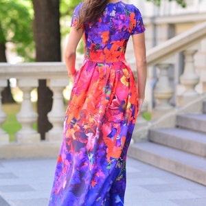 Floral Dress, Maxi Dress, Plus Size Clothing, Prom Dress, Summer Dress ...