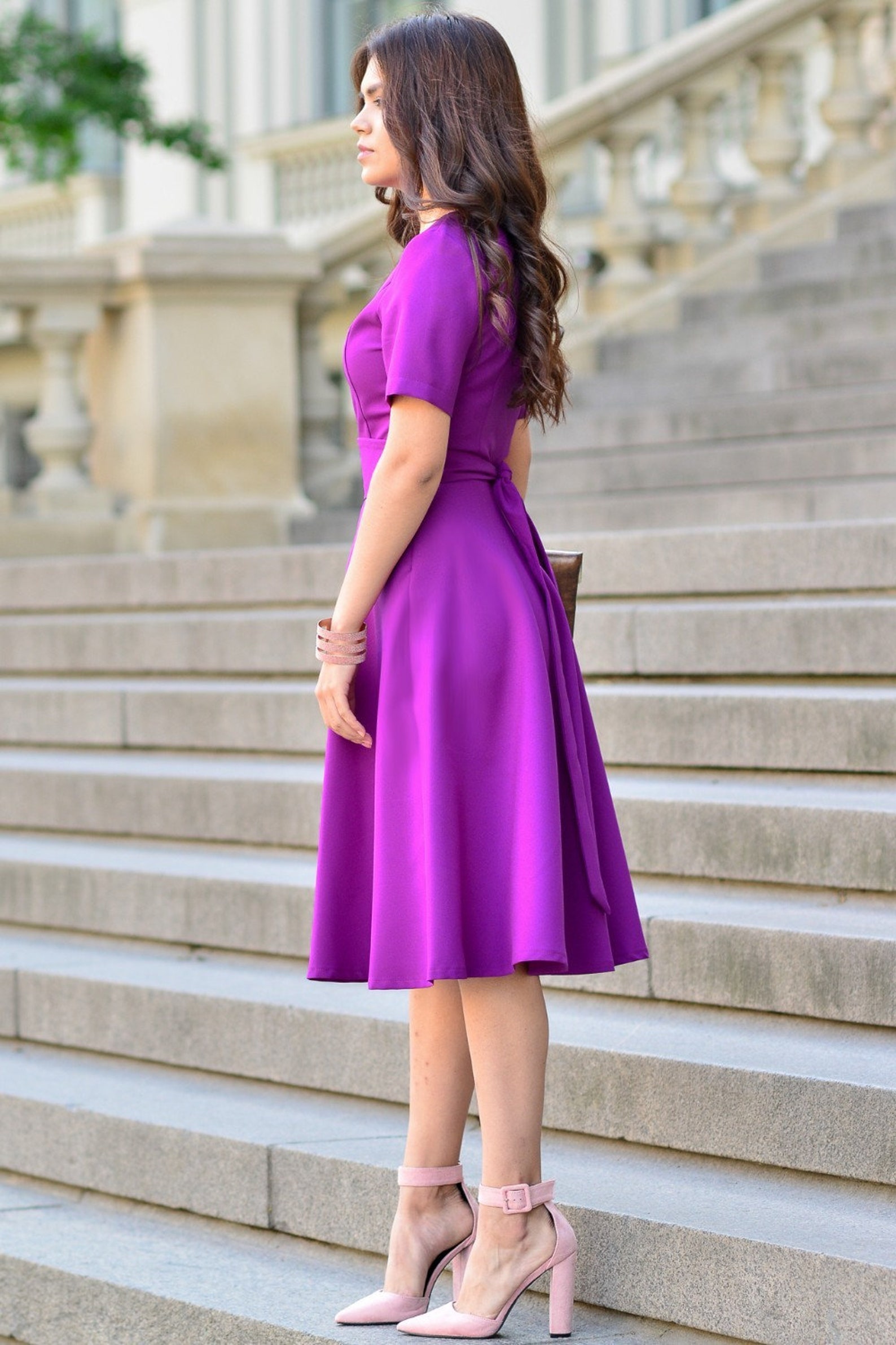 Teal Dress Turquoise Dress Circle Dress Cocktail Dress Etsy