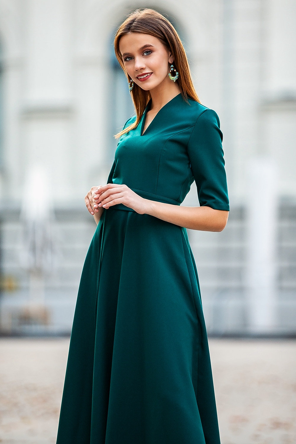 green new years dress Dark Green Maxi Dress, New Year Maxi Dress, Cocktail Party Dress, Elegant  Dress, Trendy Plus Size Clothing, Dress for Women, Bohemian Dress