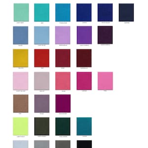 Colour catalog - gabardine