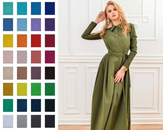 Olive Green Shirt Dress | Womens | Small | Lulus