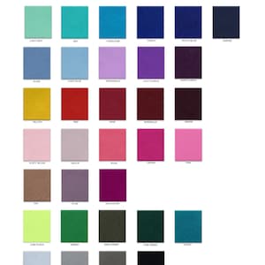Colour catalog - gabardine