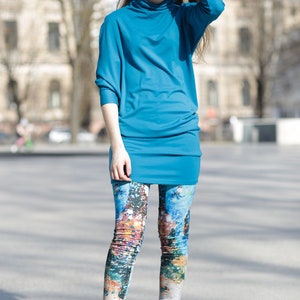 Women Leggings, Yoga Leggings, Colorful Leggings, Sexy Leggings, Summer Leggings, Maxi Leggings, Tight Pants, Festival Clothing, Oversized image 6