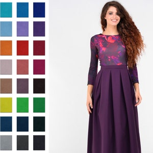 Long Maxi Skirt, Wide Skirt, Loose Skirt, Swing Skirt, Full Length Skirt, Plus Size Clothes, Steampunk Skirt, Cocktail Skirt, Classic Skirt