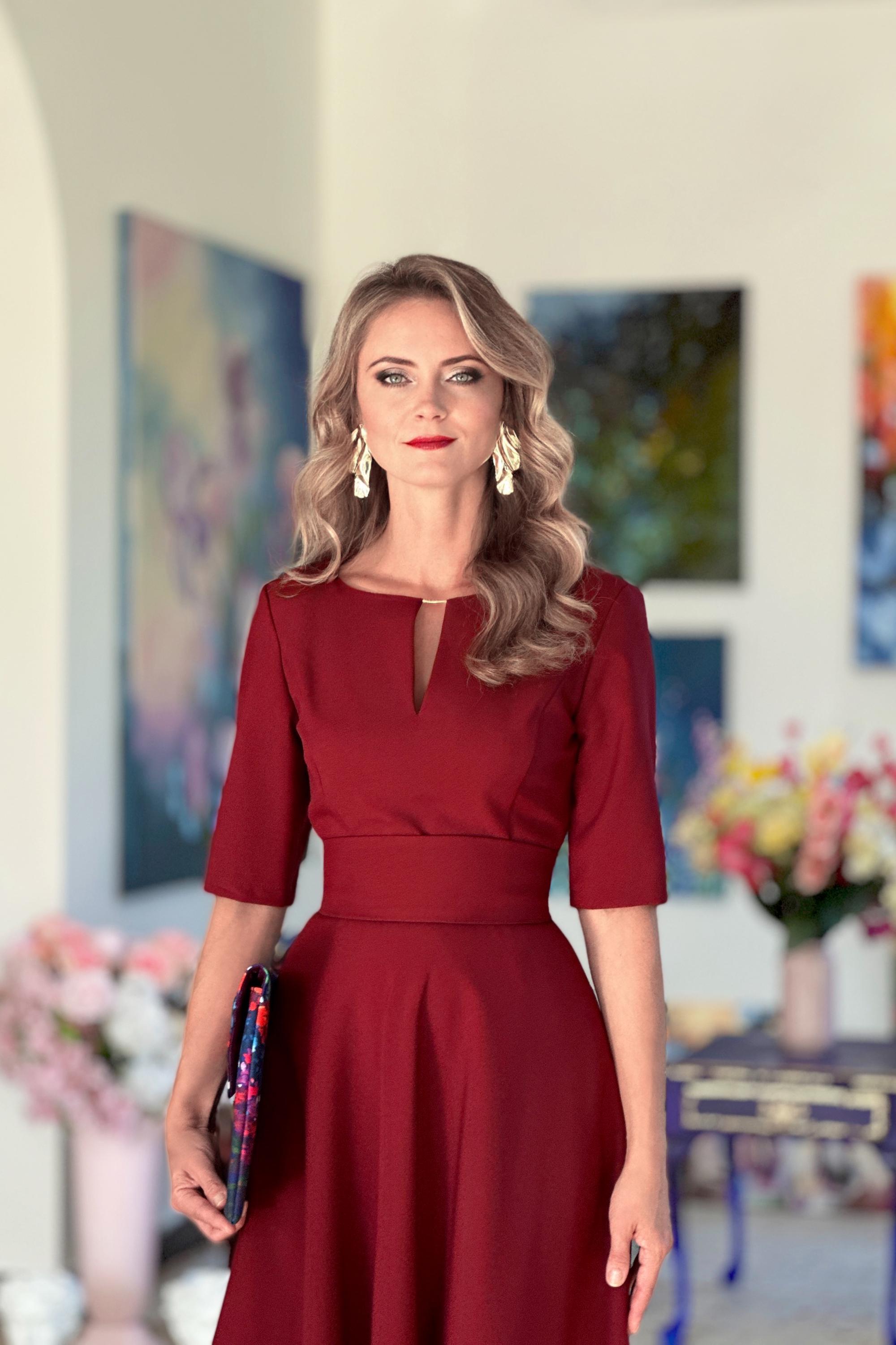 women's a line cocktail dress Milena A Line Cocktail Dress