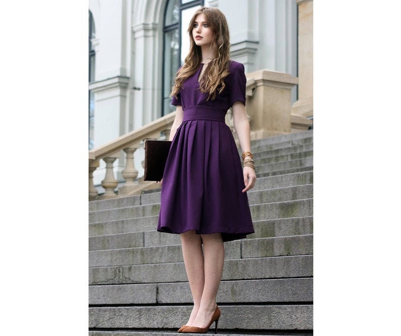 plus size purple cocktail dress Amazon.com: LapaPlus Prom Dresses for Women this dress is available in sizes for all body types Etta Plus Size Royal Purple