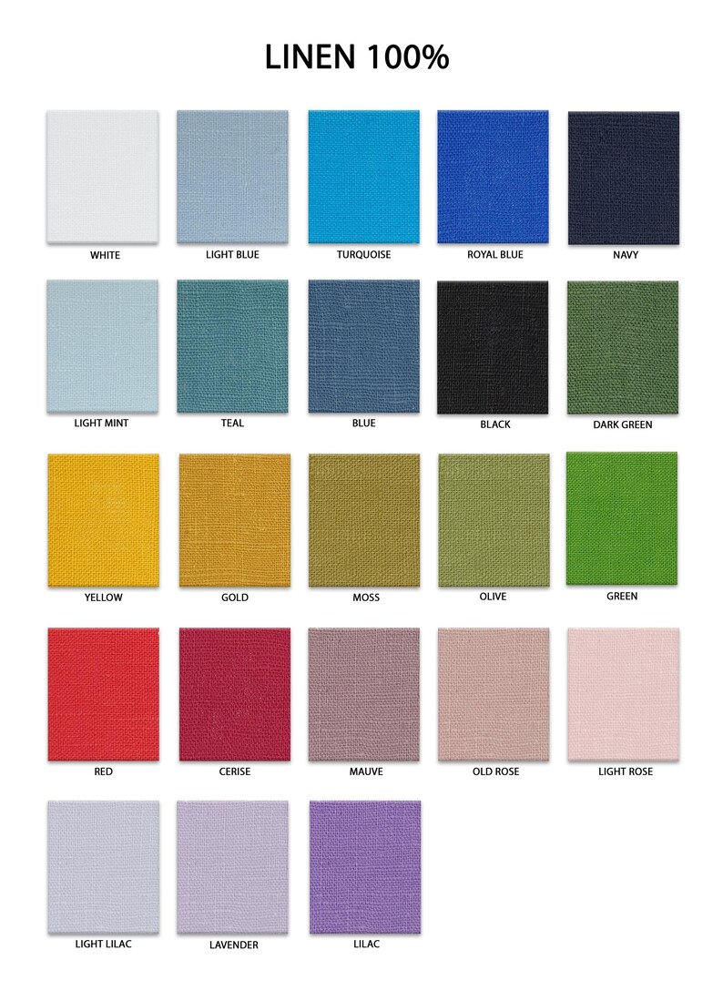 Colour catalog - linen