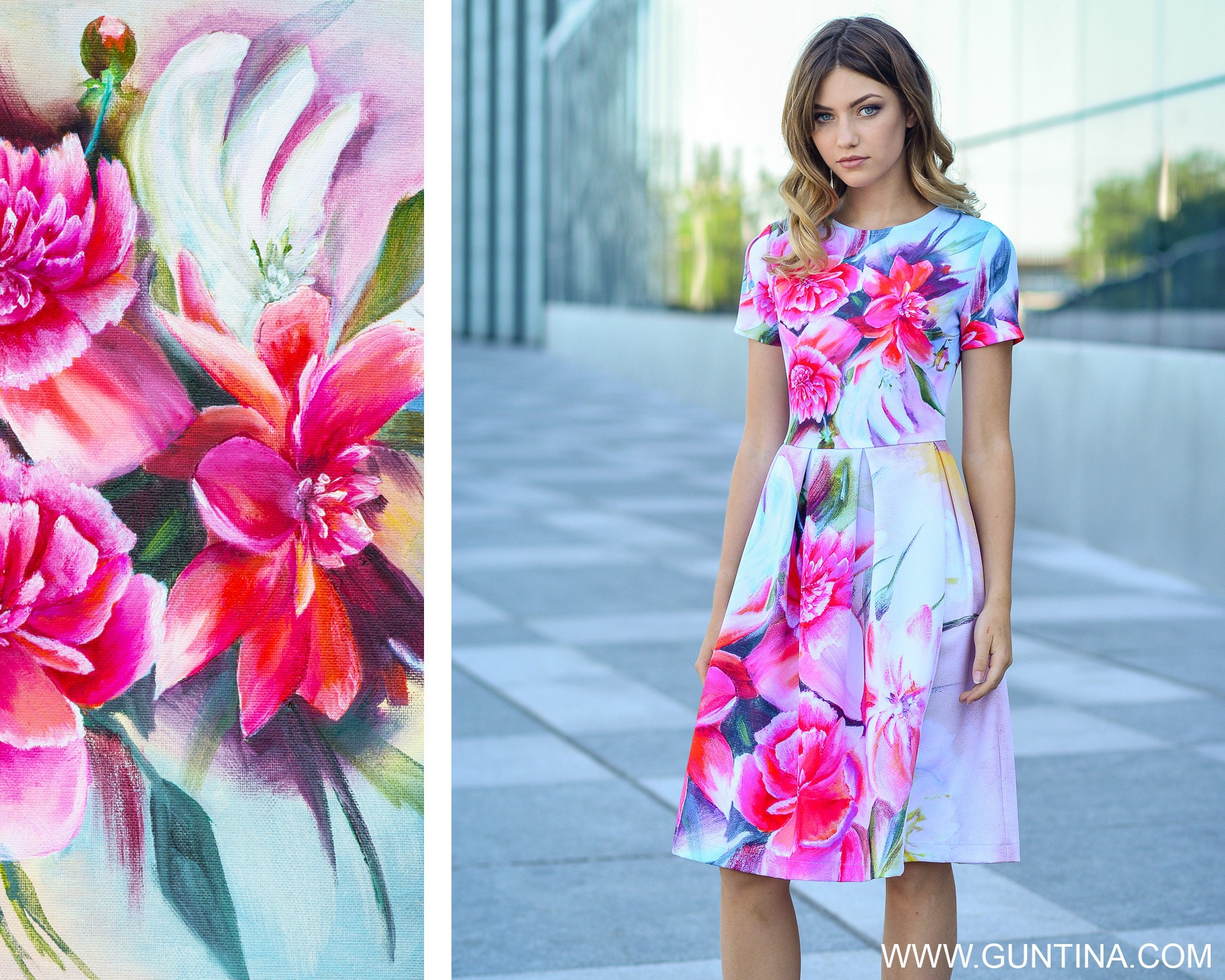 Floral Dress, Flower Dress, Summer Dress, Beach Dress, Elegant Dress, Romantic Dress, Knee Length Dress, Printed Dress, Bohemian Clothing - Etsy Floral Dress, Flower Dress, Summer Dress, Beach Dress, Elegant Dress, Romantic Dress, Knee Length Dress, Printed Dress, Bohemian Clothing - Etsy