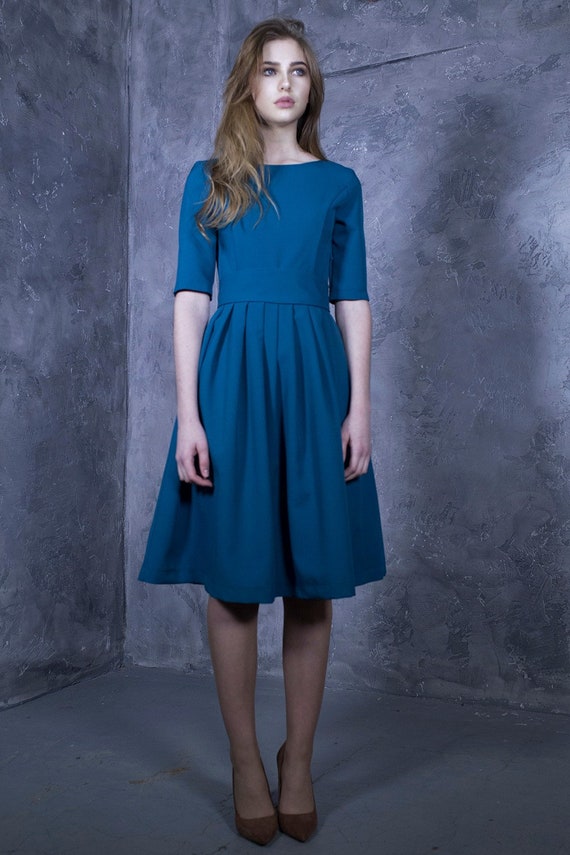 Pleated clearance casual dress