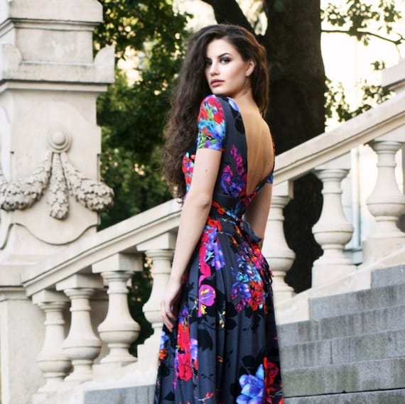 fashionable prom dresses Primavera Couture 4523 Prom Dress - Black/Green main image 0