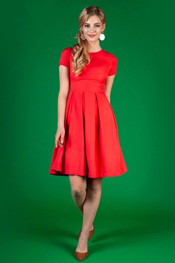 plus size sexy red dress