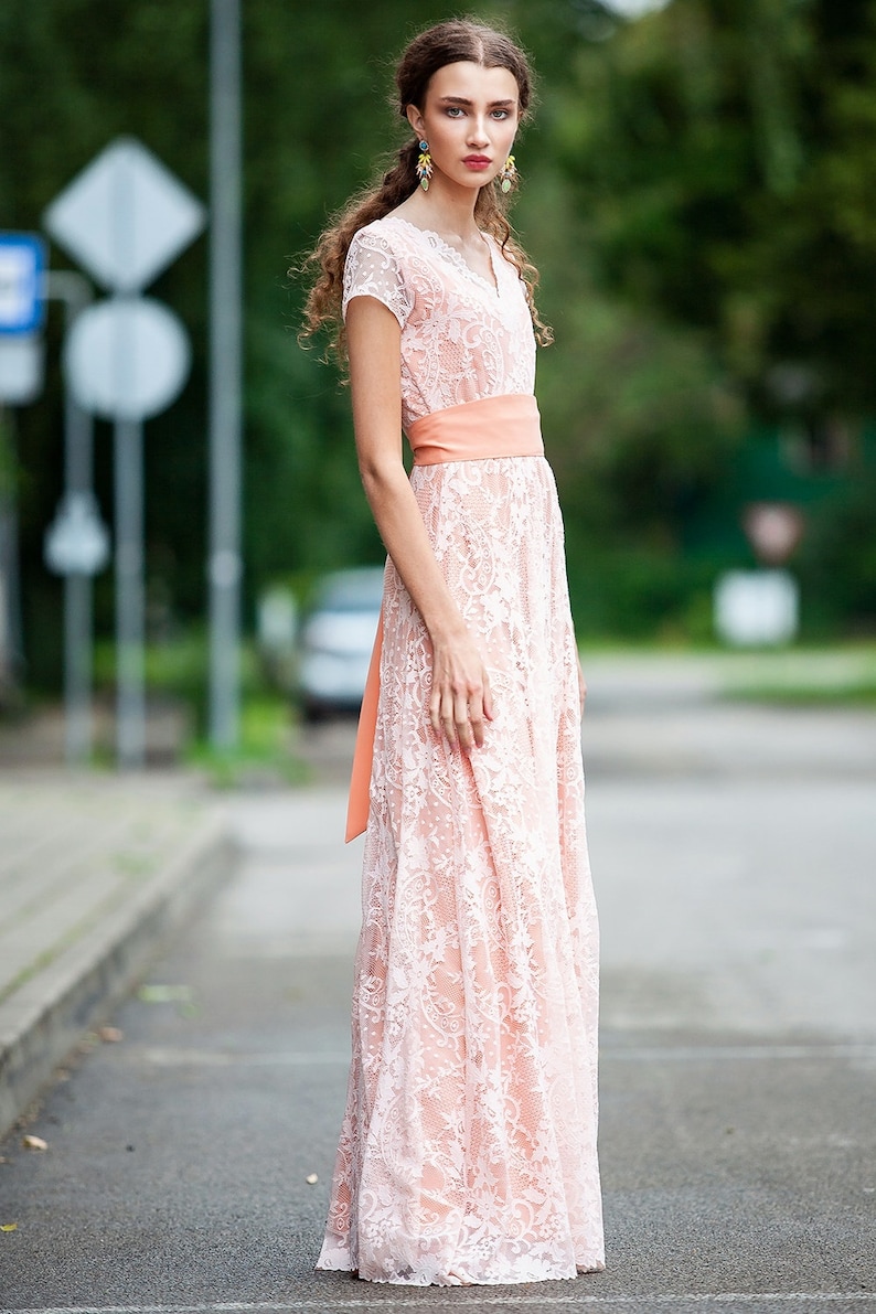 beige color dress