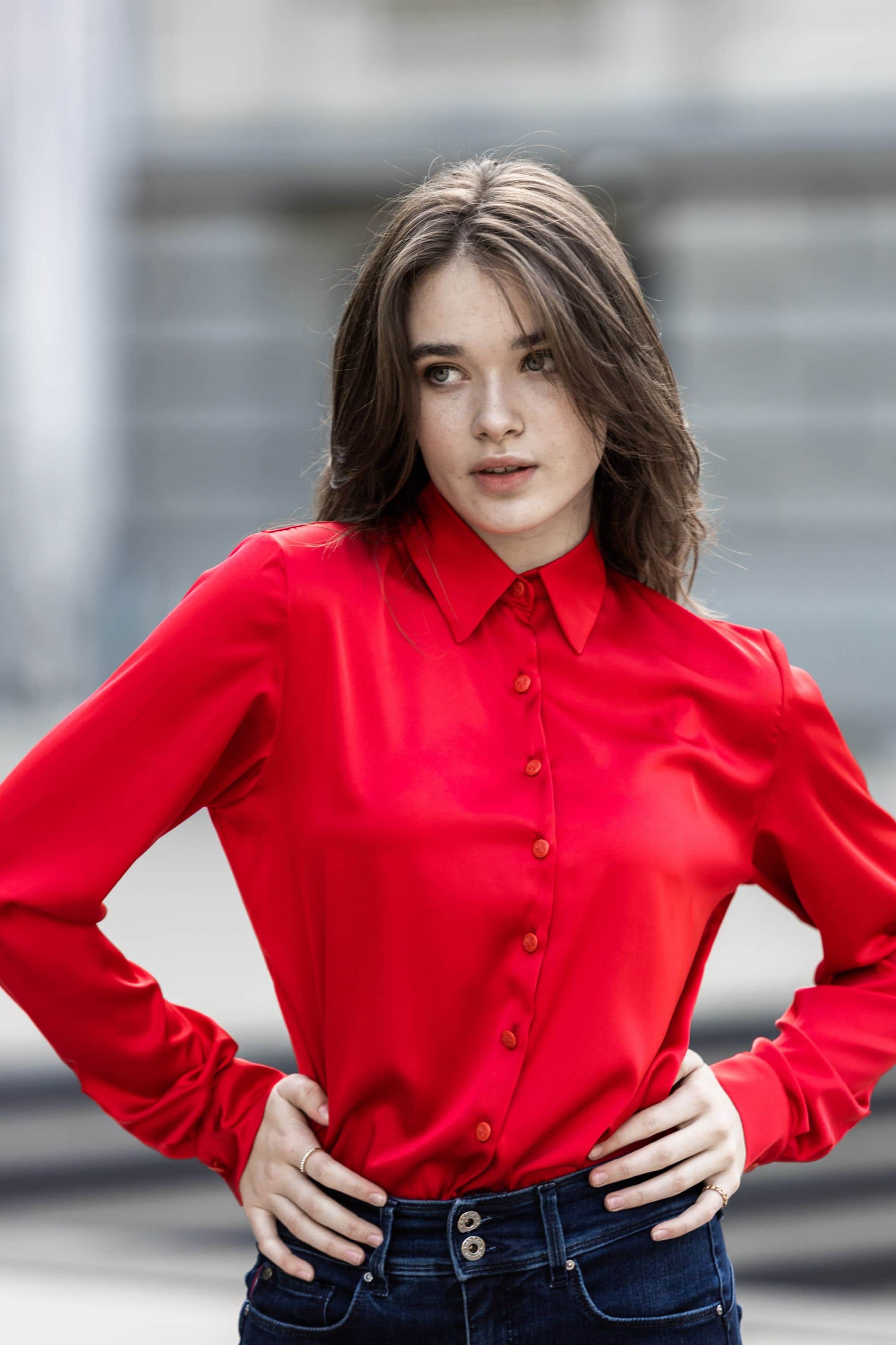 Red Women Blouse, Long Sleeve Collared Top, Women Button Up Shirt, Secretary Blouse, Office Wear for Women, Formal Blouse,Plus Size Clothing Red Women Blouse, Long Sleeve Collared Top, Women Button Up Shirt, Secretary Blouse, Office Wear for Women, Formal Blouse,Plus Size Clothing