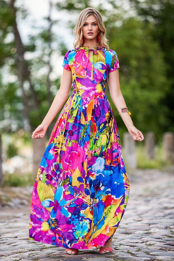 floral summer dress