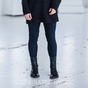 High waisted leggings, black leggings, workout leggings, sports leggings, Leggings for women, tencel leggings, Eco friendly, plus size
