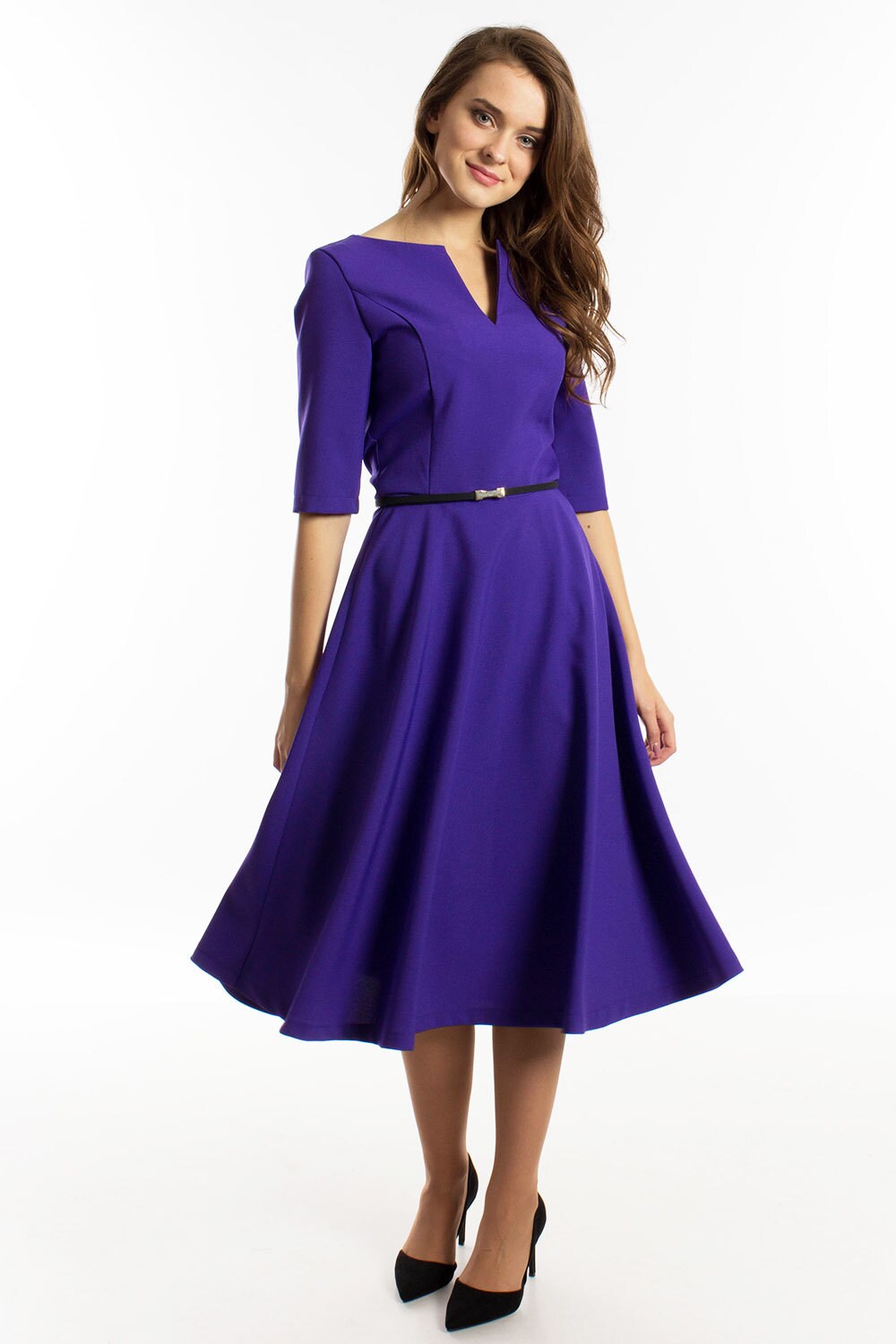 Purple Bridesmaid Dress Petite Dress Holiday Dress Gown Etsy